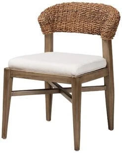 Baxton Studio Chloe Modern Mahogany Dining Chair Home