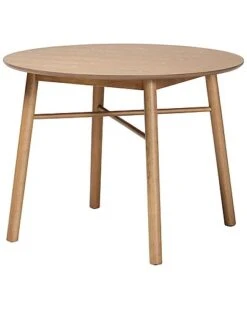 Baxton Studio Denmark Mid-Century Modern Dining Table Home