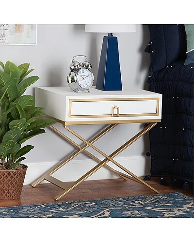 Baxton Studio Lilibet Modern 1-Drawer End Table Home - Image 3