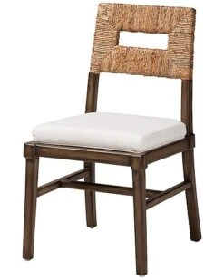 Baxton Studio Porsha Modern Mahogany Dining Chair Home