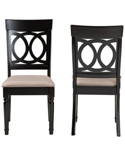 Baxton Studio 2pc Dining Chair Set Home