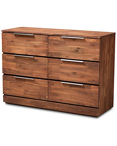 Baxton Studio Austin 6-Drawer Dresser Home