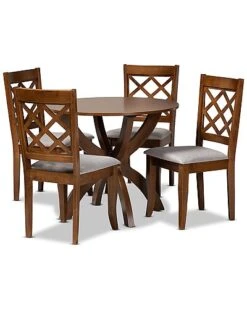 Baxton Studio Eth5pc Dining Set Home