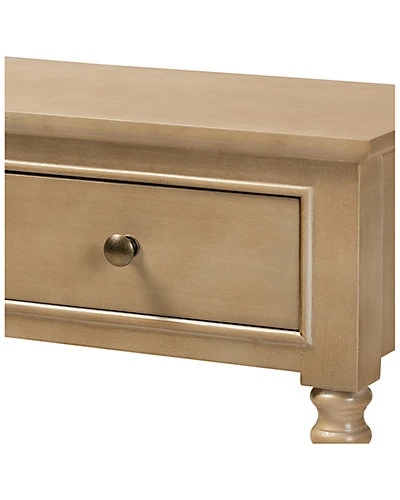 Baxton Studio Calvin 3-Drawer Entryway Console Table Home - Image 2