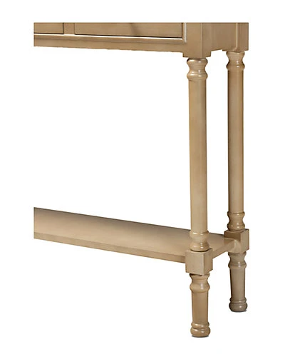 Baxton Studio Calvin 3-Drawer Entryway Console Table Home - Image 3