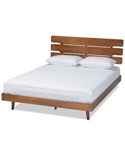 Baxton Studio Anzia Queen Size Platform Bed Home