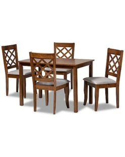 Baxton Studio Ri5pc Dining Set Home