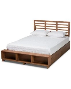 Baxton Studio Milana 4-Drawer Full Platform Storage Bed Home