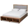 Baxton Studio Cosma 4-Drawer King Platform Storage Bed Home