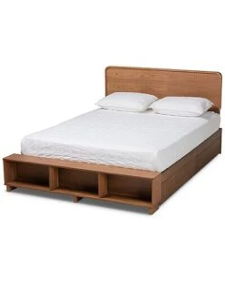 Baxton Studio Vita 4-Drawer Full Platform Storage Bed Home