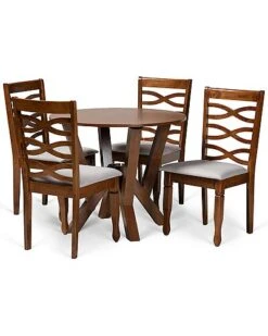 Baxton Studio Ariane 5pc Dining Set Home