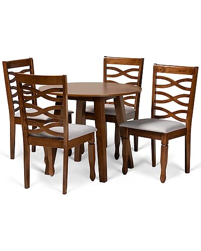 Baxton Studio Darina 5pc Dining Set Home