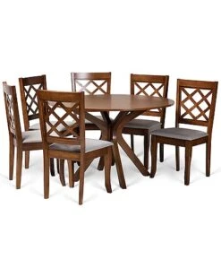 Baxton Studio Jana 7pc Dining Set Home
