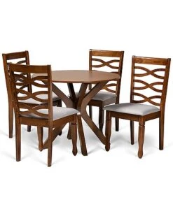 Baxton Studio Mila 5pc Dining Set Home