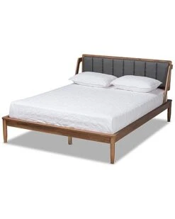 Baxton Studio Helsa Full Platform Bed Home