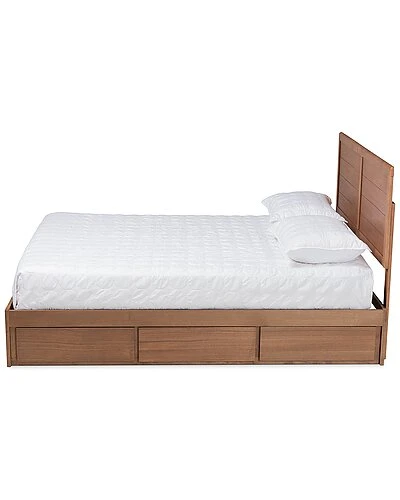 Baxton Studio Lisa Full 3-Drawer Platform Storage Bed Home - Image 3