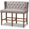 Baxton Studio Alira Bar Stool Bench Home