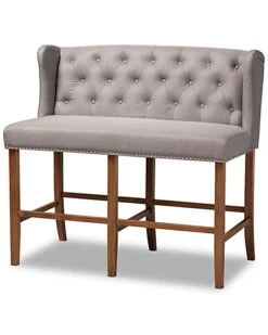Baxton Studio Alira Bar Stool Bench Home