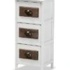 Baxton Studio Fanning Modern Contemporary 3-Drawer Storage Unit Home