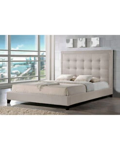 Baxton Studio Hirst King Platform Bed Home