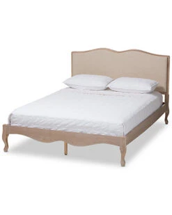 Baxton Studio Campagne Queen Platform Bed Home