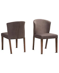 Baxton Studio Et Of 2 Cassie Dining Chairs Home