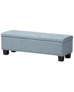 Baxton Studio Hannah Storage Ottoman Bench Home