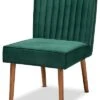 Baxton Studio Alvis Velvet Upholstered Dining Chair Home