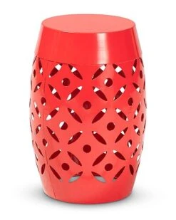 Baxton Studio Hallie Metal Outdoor Side Table Home