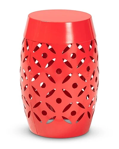 Baxton Studio Hallie Metal Outdoor Side Table Home