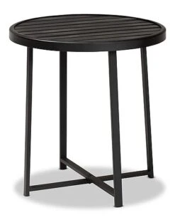 Baxton Studio Ya Modern Industrial Outdoor Side Table Home