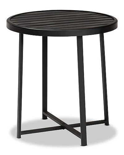 Baxton Studio Ya Modern Industrial Outdoor Side Table Home