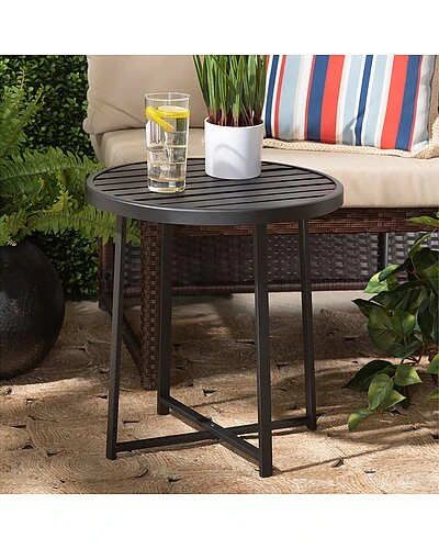 Baxton Studio Ya Modern Industrial Outdoor Side Table Home - Image 2