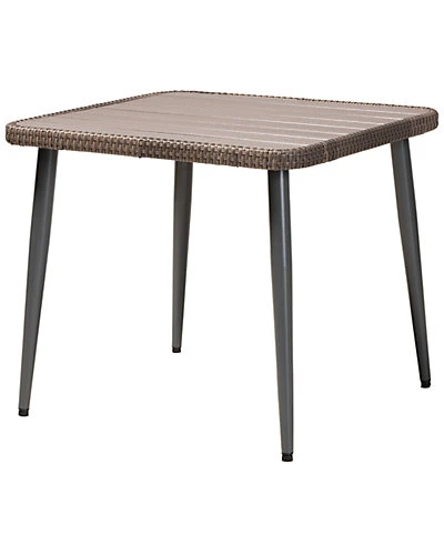 Baxton Studio Lillian 5pc Woven Rattan Outdoor Patio Set Home - Image 3